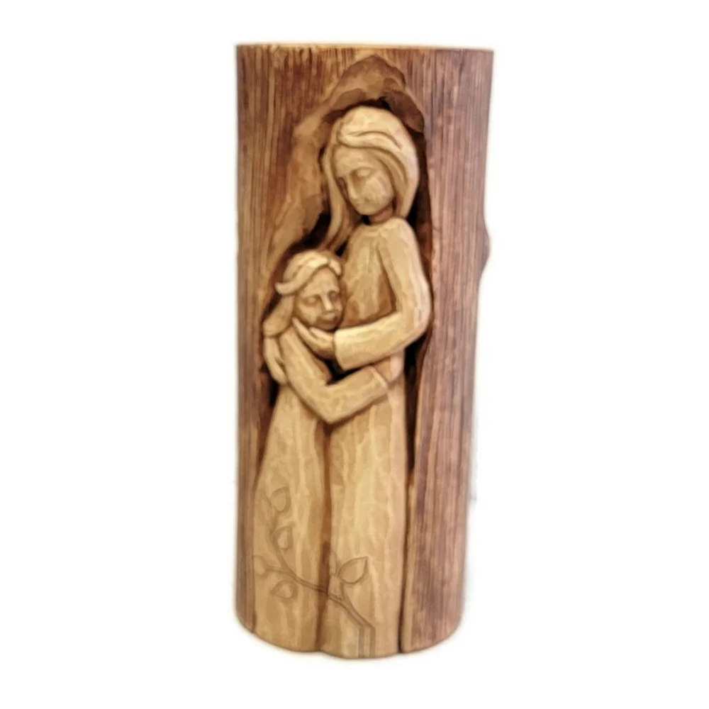 Betty Singer Collection Candle Holder A Daughter's Love is True with Box 7.5